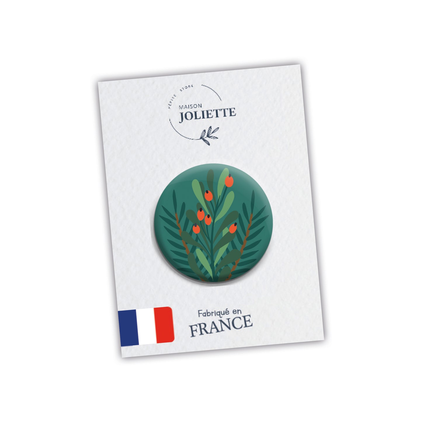 Badge ESPRIT DE NOEL - Feuillage