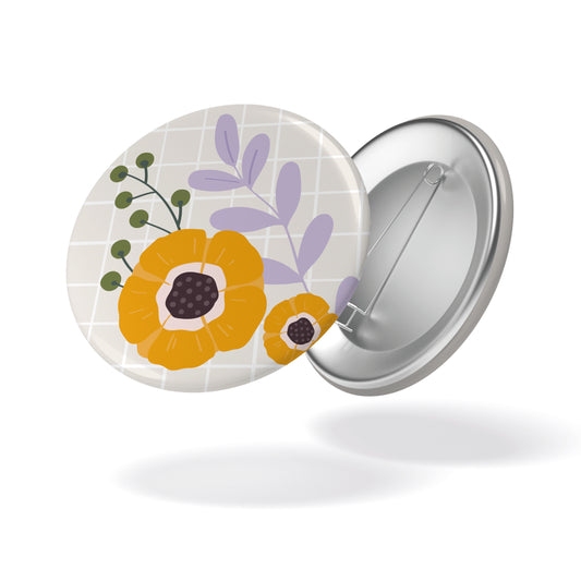 Badge L'ATELIER - Fleurs