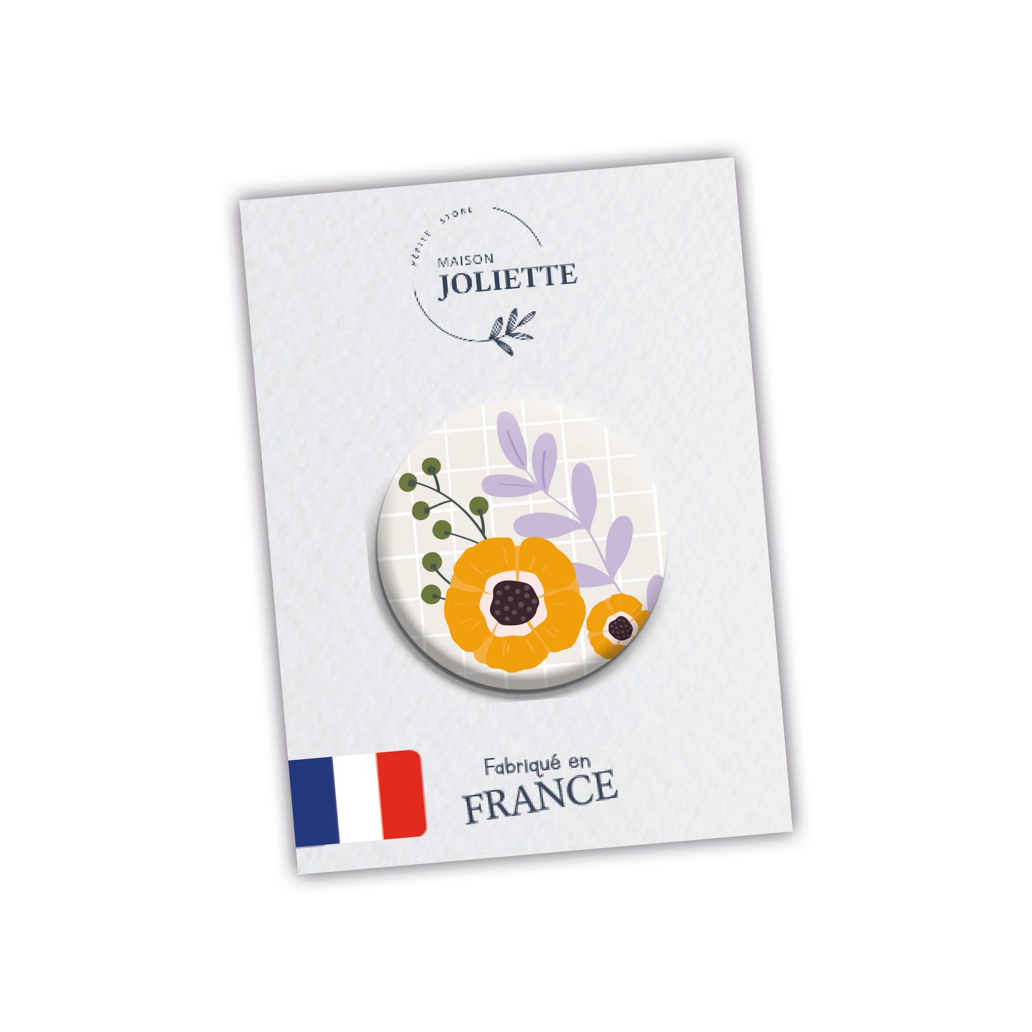 Badge L'ATELIER - Fleurs