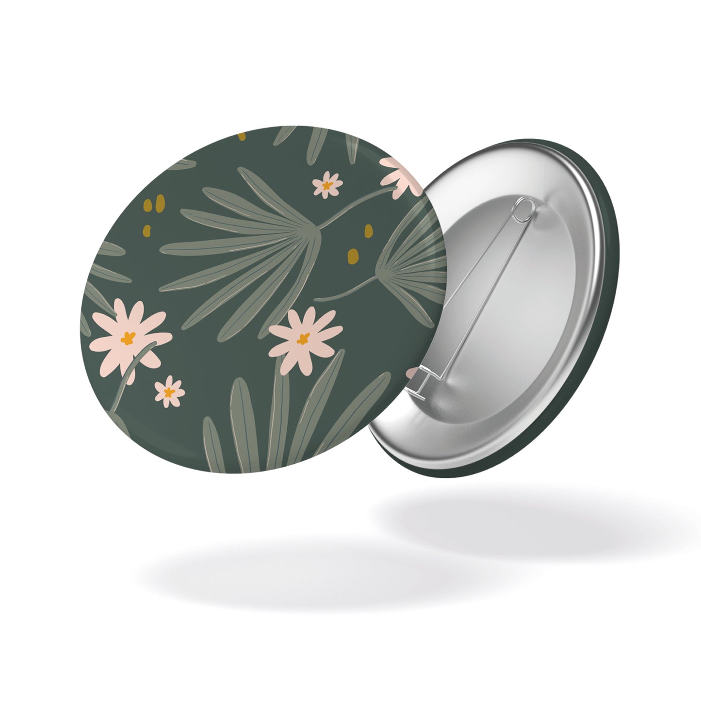 Badge JARDIN SECRET - Motif palmes