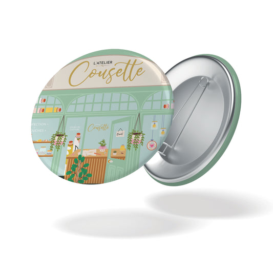 Badge L'ATELIER COUSETTE - Mercerie