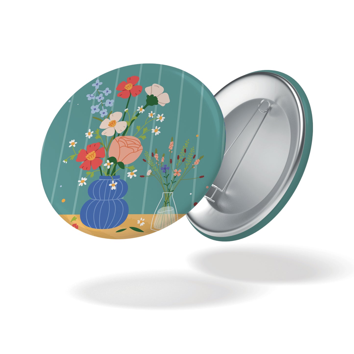 Badge FLOWER ADDICT - Vases #1