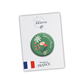 Magnet LOVE IS IN THE AIR - Fleurs fond vert