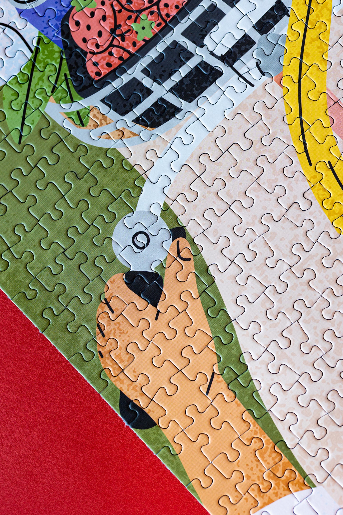 500 piece jigsaw puzzle On a bicycle