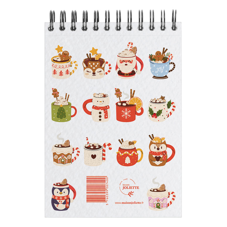 Carnet de coloriage A6 - Noël Gourmand