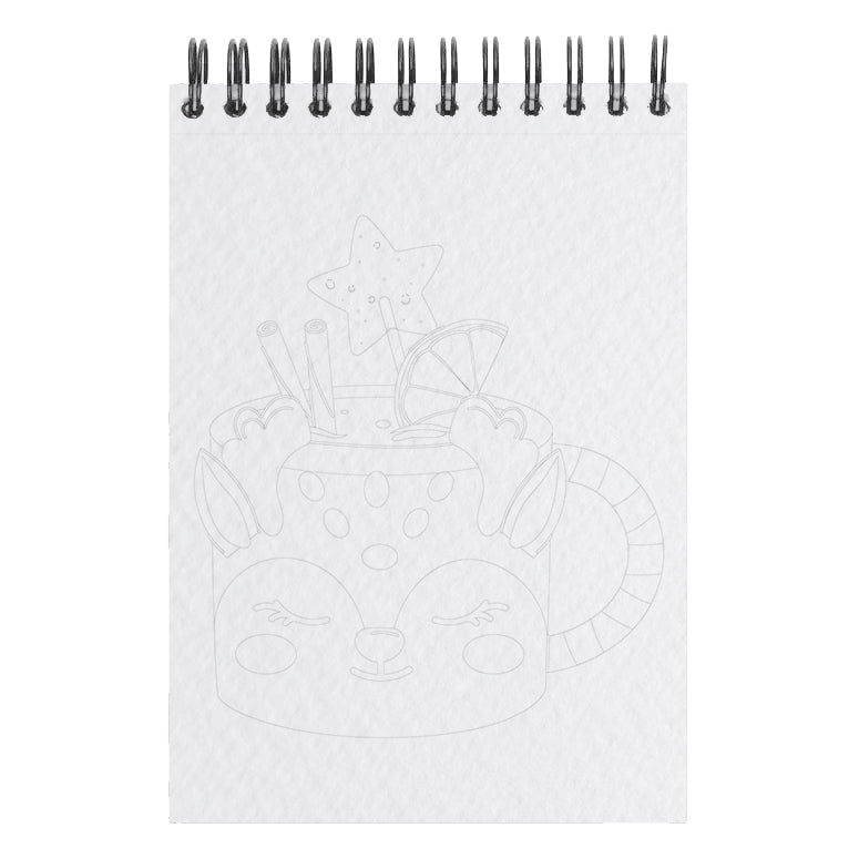 Carnet de coloriage A6 - Noël Gourmand