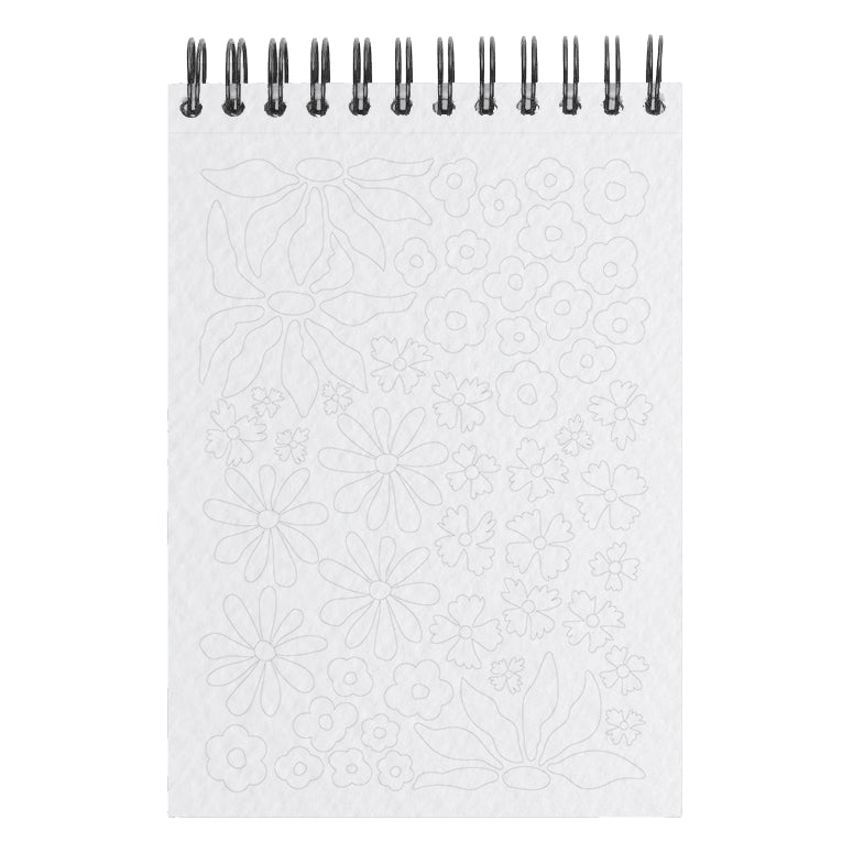 Carnet de coloriage A6 - Jardin des Muses