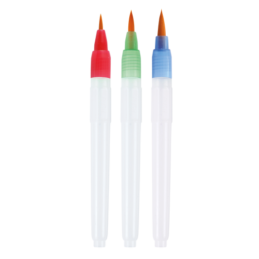 Set de 3 pinceaux à réserve d'eau