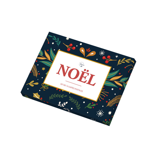 Etui de 10 cartes postales A6 - NOËL