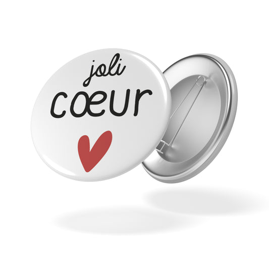 Badge LOVE - Joli coeur