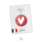 Badge LOVE - Coeur rouge