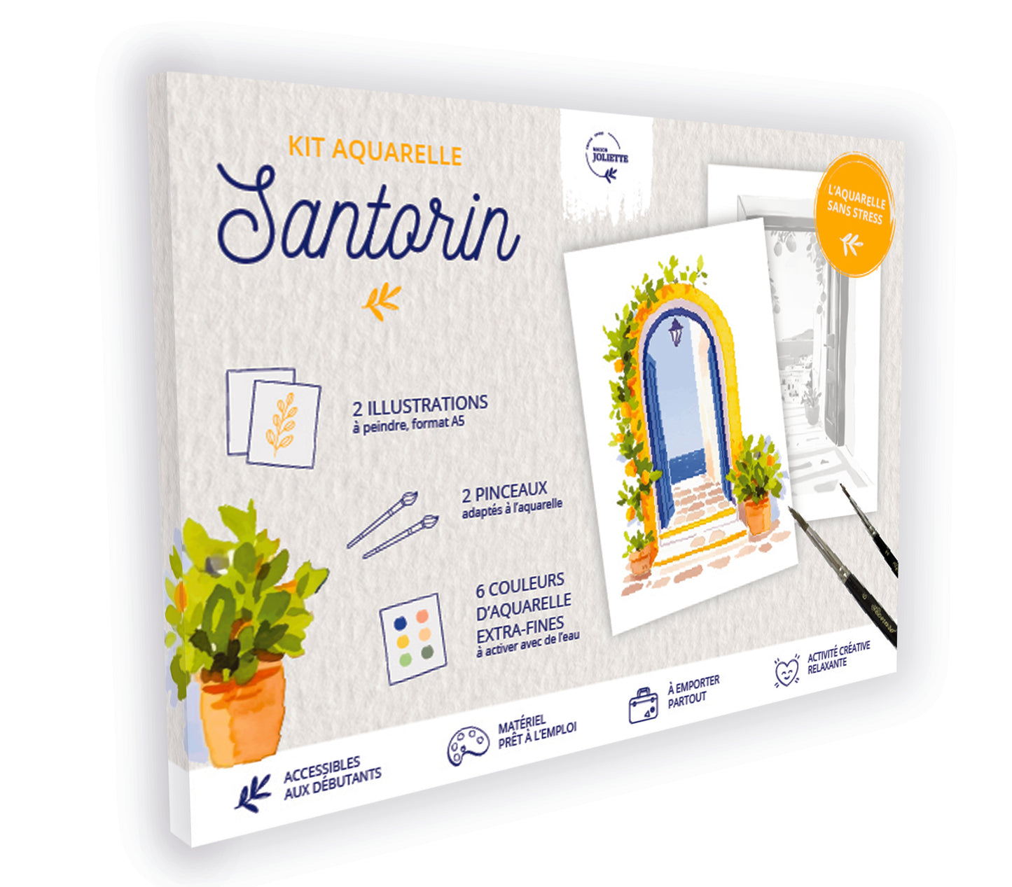 Kit Aquarelle A5 - Santorin