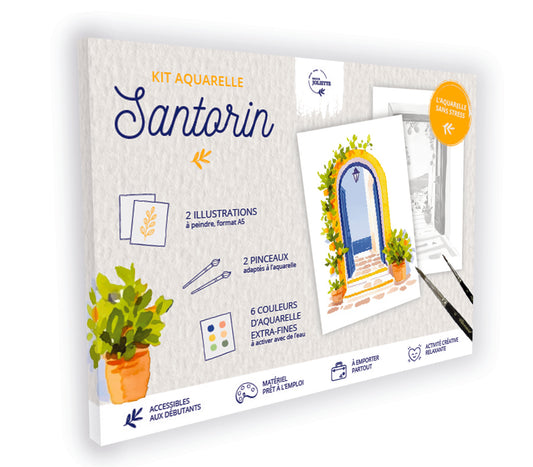 Kit Aquarelle A5 - Santorin