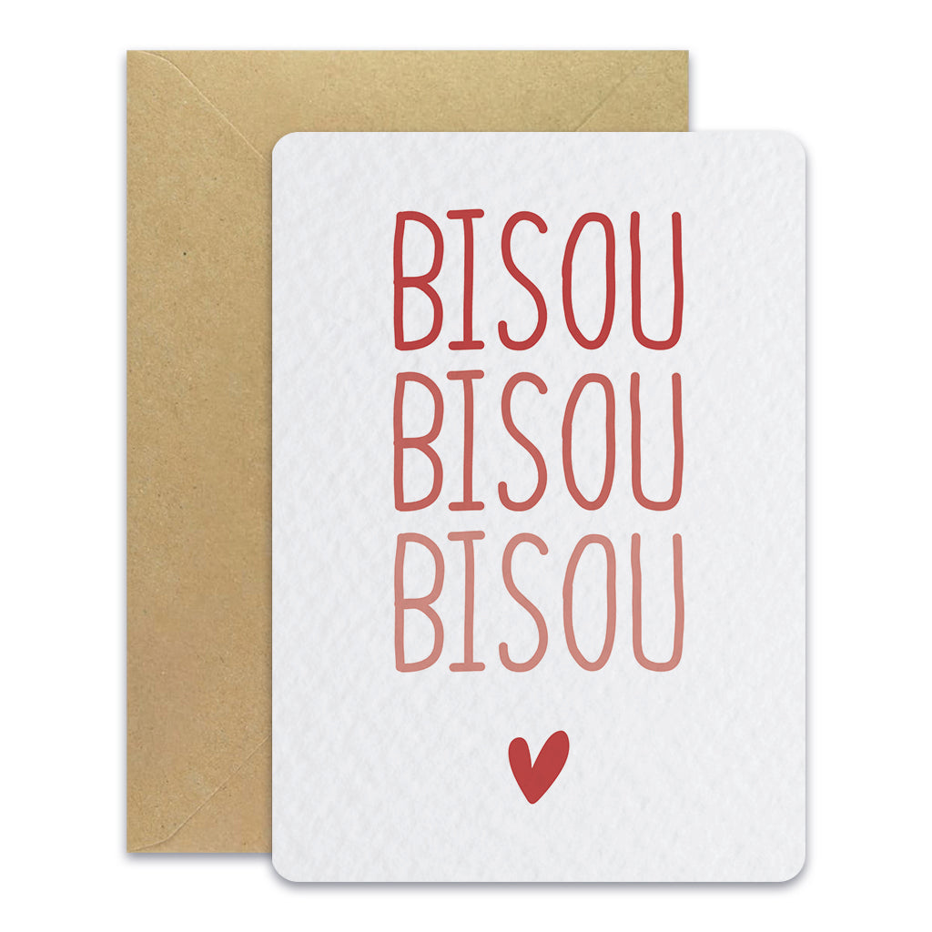 Bisou Bisou - Carte postale