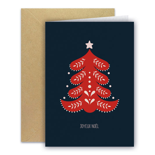 Carte de vœux - Sapin