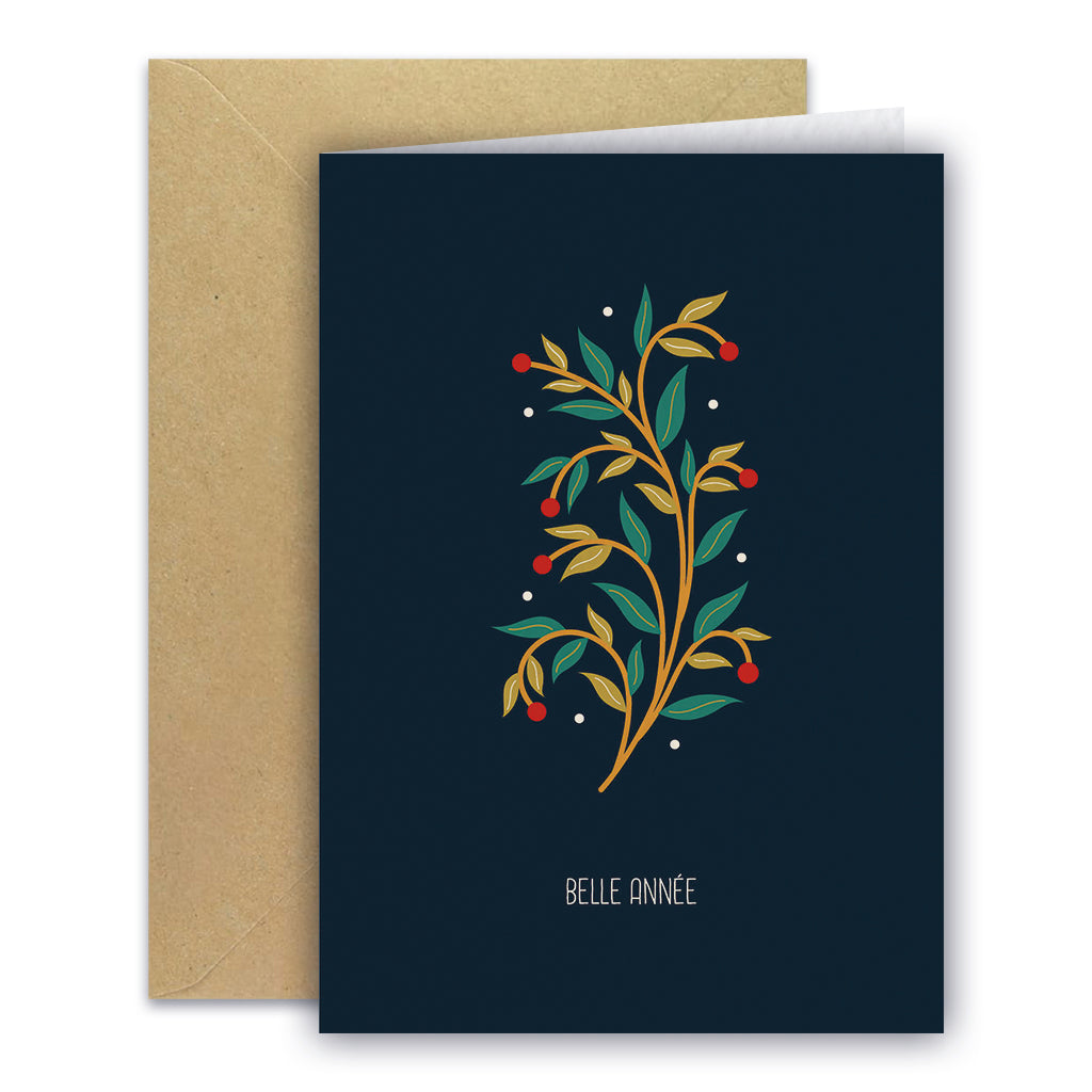 Carte de vœux - Gui
