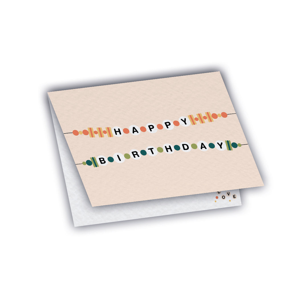 Carte de vœux - Bracelets d'Anniv