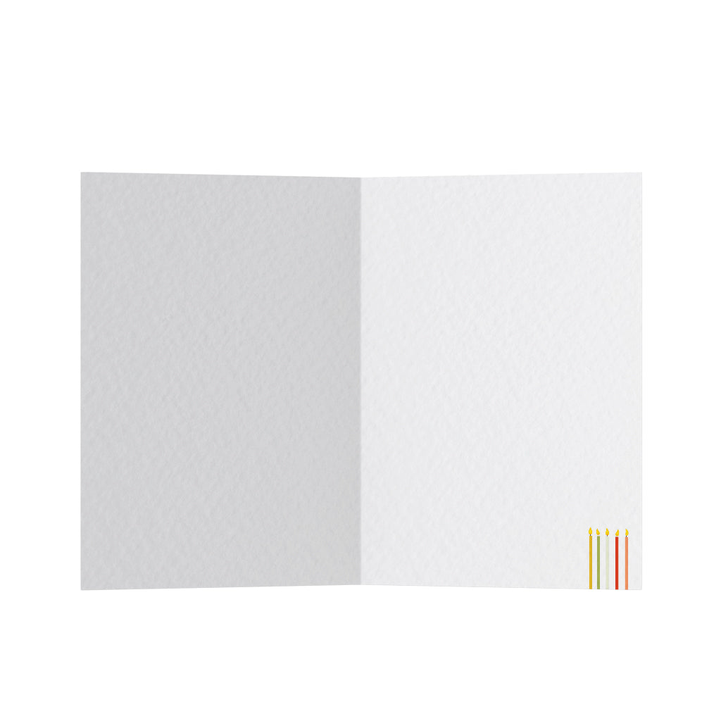 Carte de vœux - Bougies