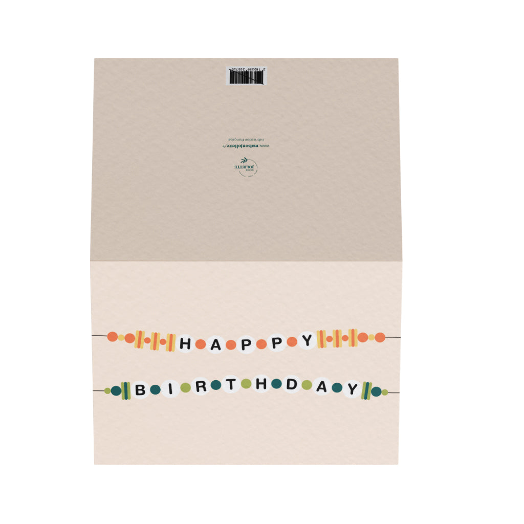 Carte de vœux - Bracelets d'Anniv