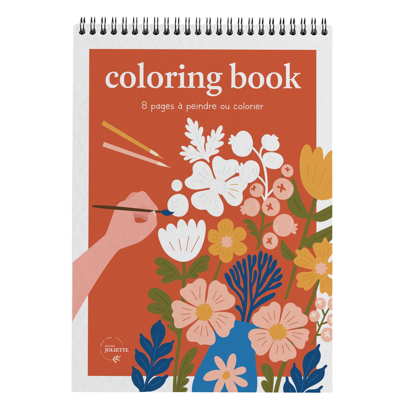 Carnet de coloriage A4 - Marguerite