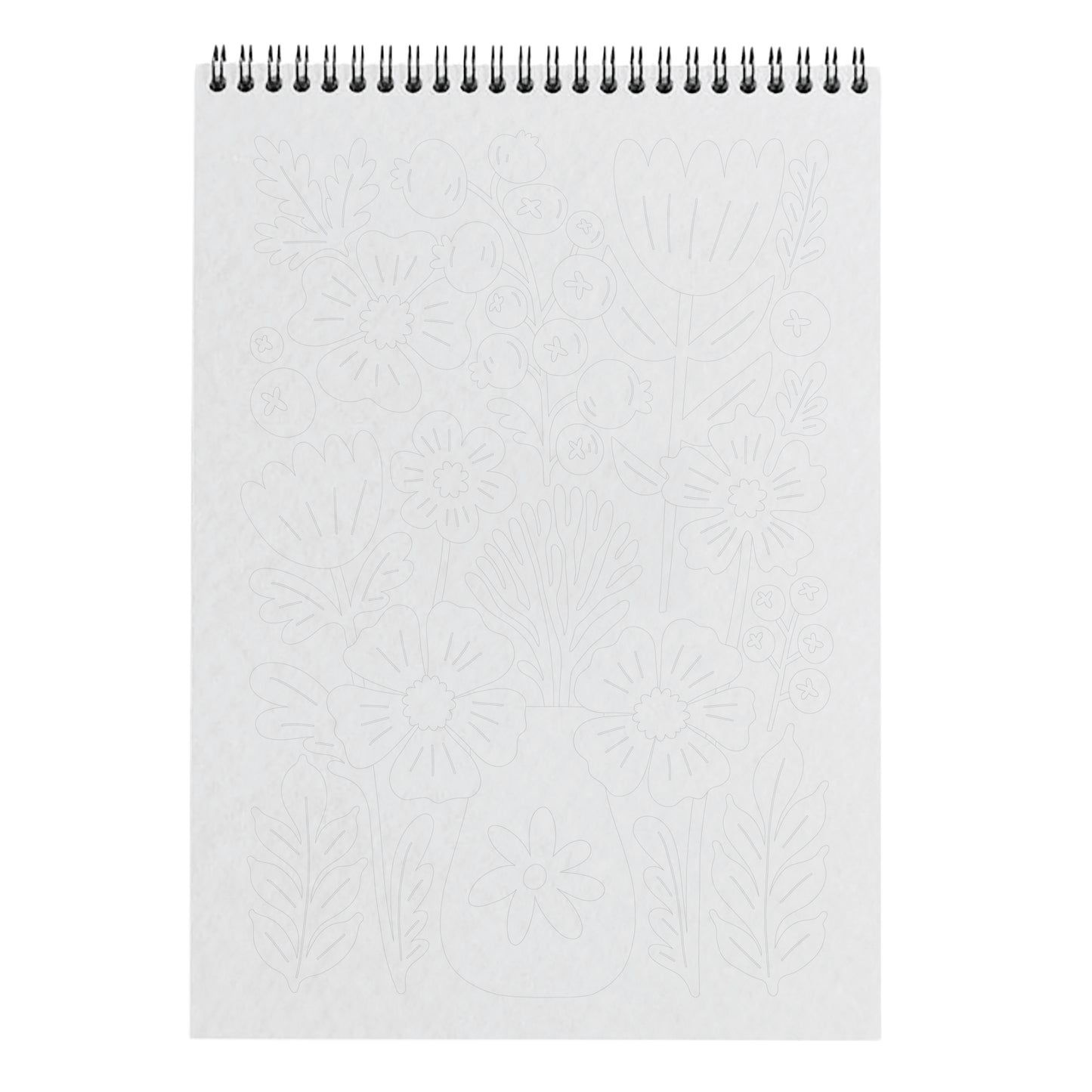 Carnet de coloriage A4 - Marguerite