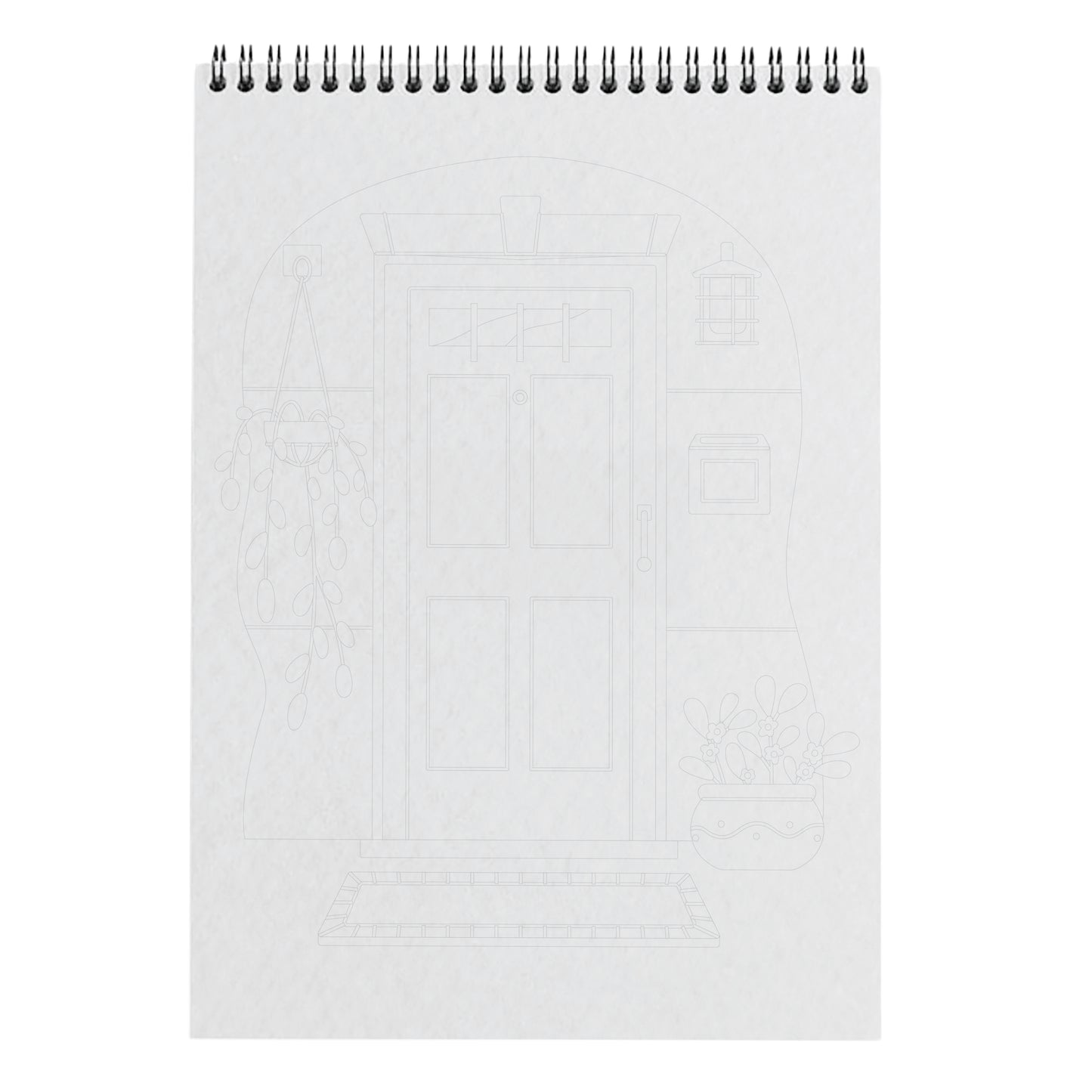 Carnet de coloriage A4 - Petites portes
