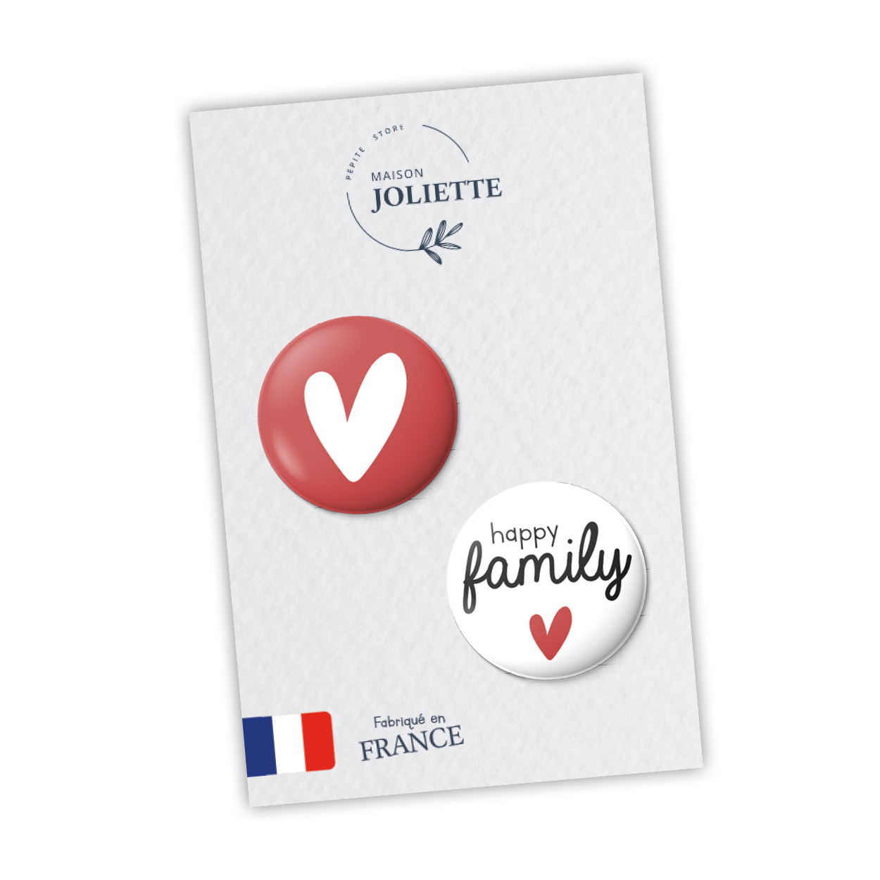 Happy family - Set of 2 magnets #43