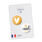 Lot de 2 magnets LOVE - Coeur jaune + cool mum