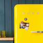 Lot de 2 magnets LOVE - Coeur jaune + cool mum
