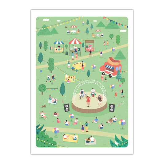 A festive air - Poster