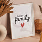 Affiche A4 - Happy family