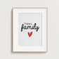 Affiche A4 - Happy family