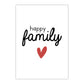 Affiche A4 - Happy family