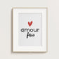 Affiche A4 - Amour Fou