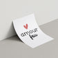 Affiche A4 - Amour Fou