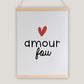 Affiche A4 - Amour Fou