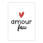 Affiche A4 - Amour Fou