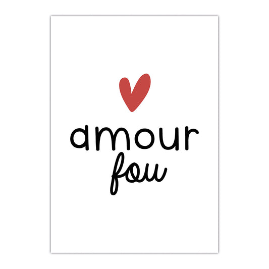 Affiche A4 - Amour Fou