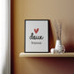 Affiche A4 - Doux bisous