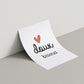 Affiche A4 - Doux bisous