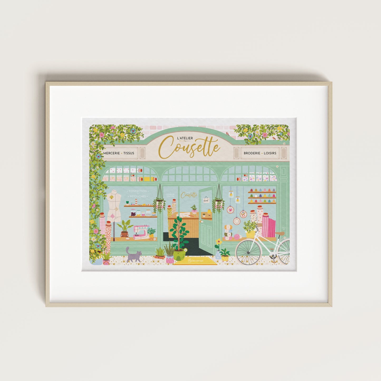 Affiche A4 - L'atelier Cousette