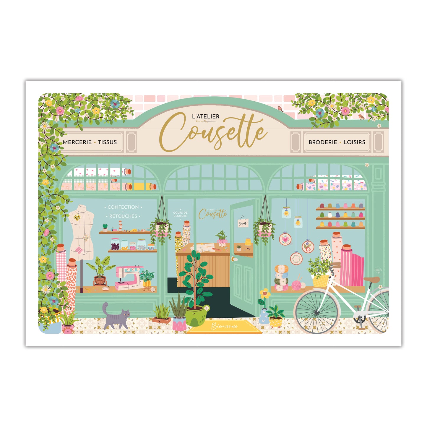 Affiche A4 - L'atelier Cousette