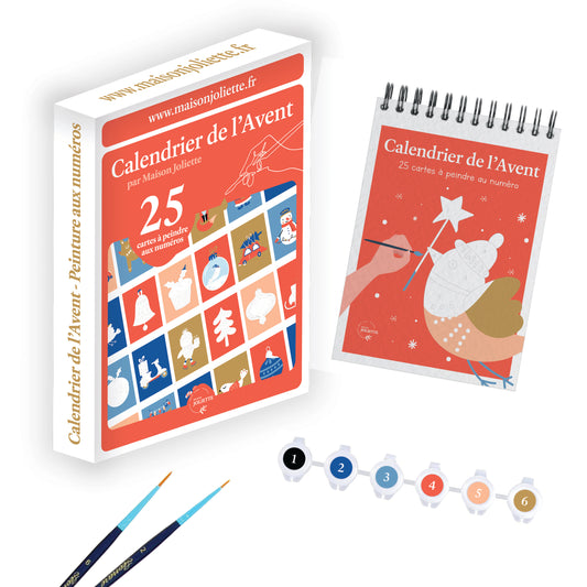 PRECOMMANDE // Calendrier de l’Avent #1 - Peinture aux numéros