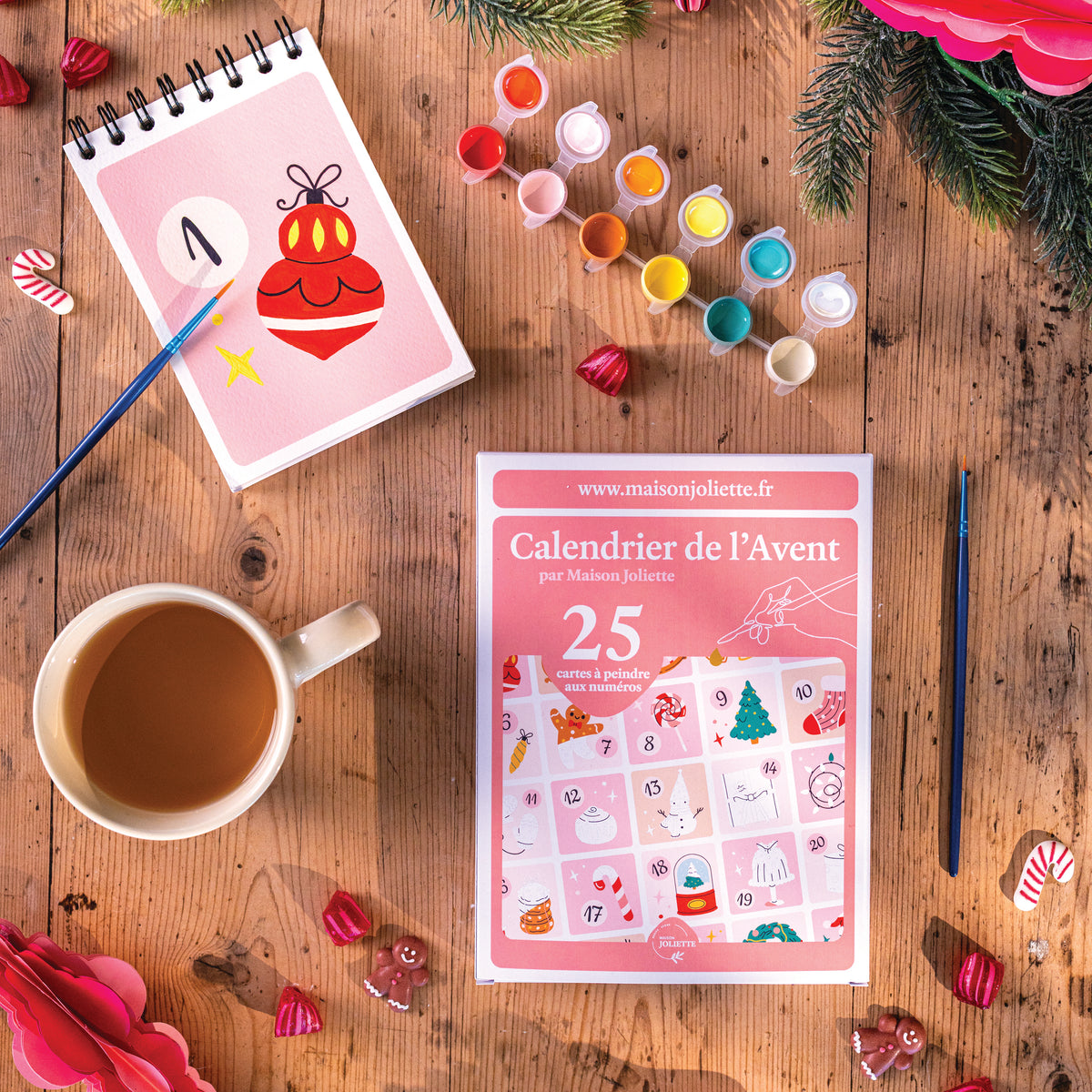 PRECOMMANDE // Calendrier de l’Avent #2 - Peinture aux numéros