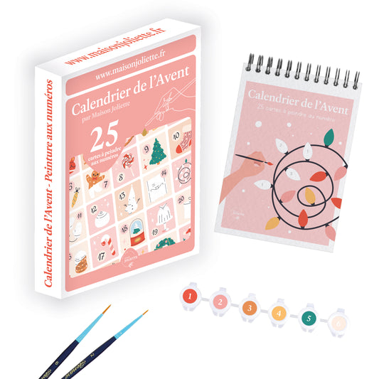 Calendrier de l’Avent #2 - Peinture aux numéros