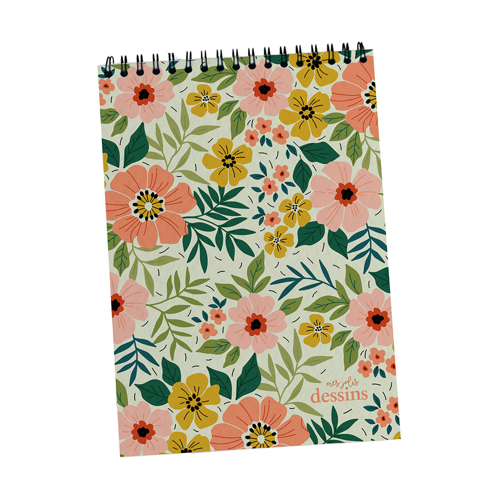 Carnet de dessin - Floraison