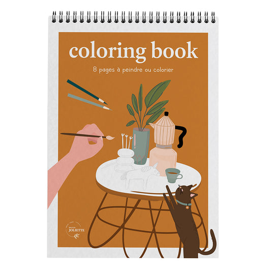 Carnet de coloriage A4 - Cosy (précommande uniquement pour les pros - livraison courant février)
