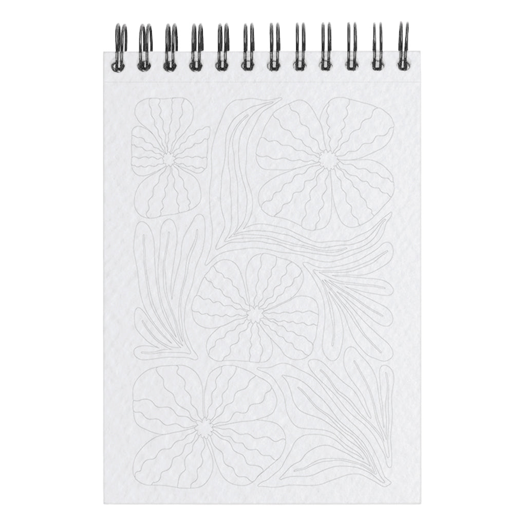 Carnet de coloriage A6 - Tropical