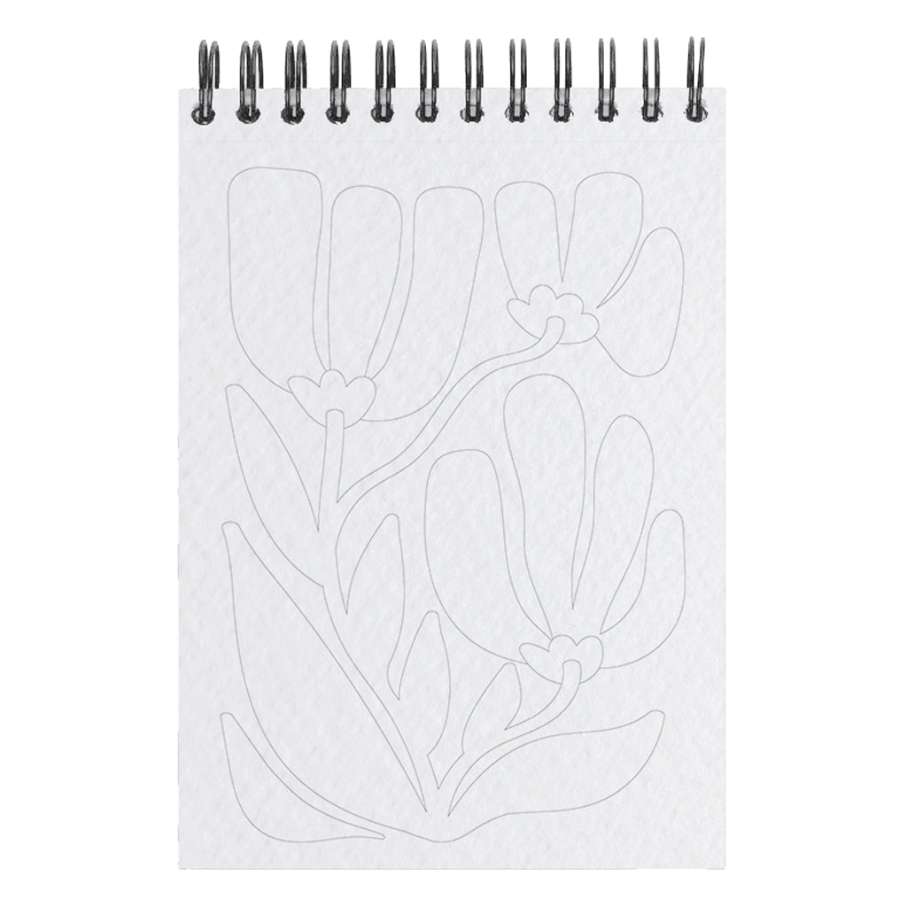 Carnet de coloriage A6 - Floral #2