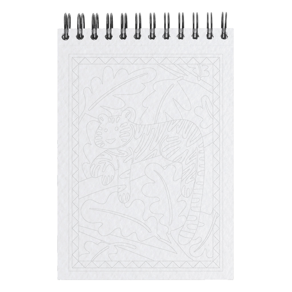 Carnet de coloriage A6 - Wild